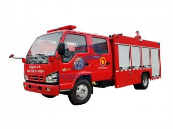Isuzu 600P water tender fire truck - شاحنات باور ستار
    