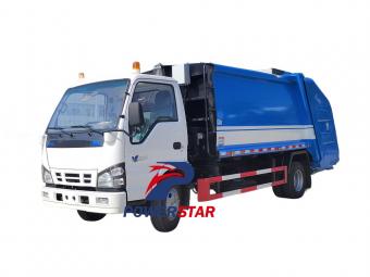 Isuzu NKR trash collector truck - شاحنات باور ستار
    