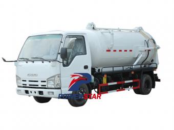 Nigeria Isuzu 5 cbm cesspit emptier - Powerstar Trucks