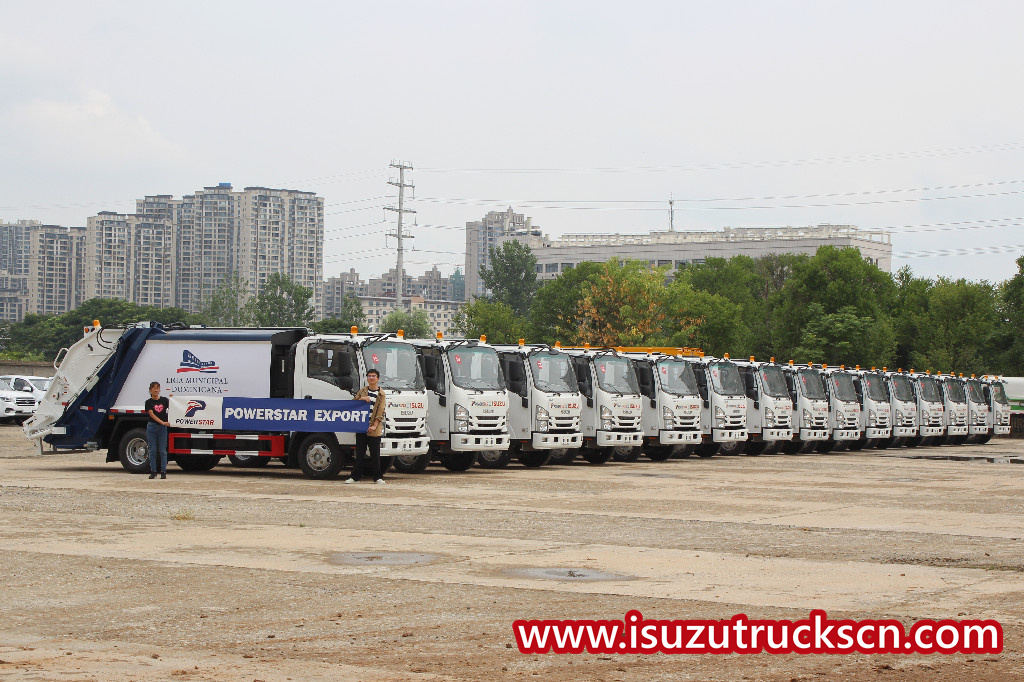 40 وحدة ISUZU NPR ترفض تصدير الشاحنات الضاغطة إلى إثيوبيا