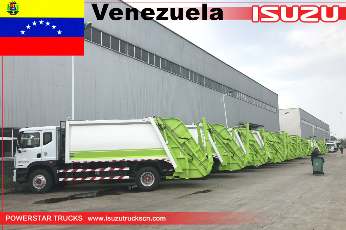فنزويلا - 12 وحدة مكبس النفايات مركبة 10m3