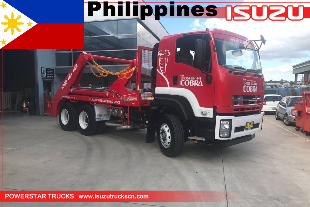 الفلبين 16tons تخطي محمل شاحنة القمامة ايسوزو