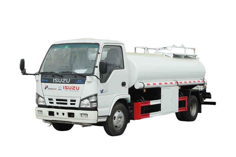 اختبار ل ISUZU 5000L الغذاء الصف الفولاذ المقاوم للصدأ شاحنة خزان المياه