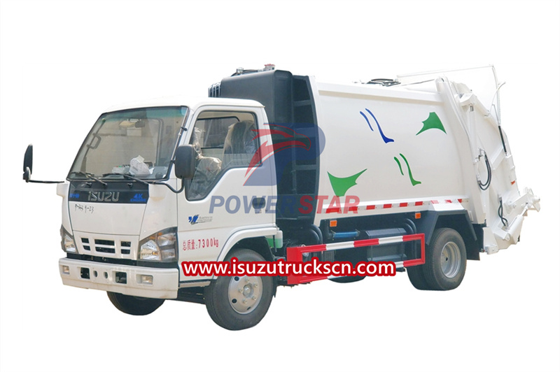 مبدأ العمل لشاحنة القمامة ISUZU 100P