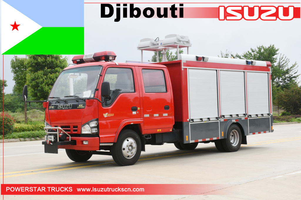 جيبوتي - وحدة واحدة من شاحنة إطفاء الإنقاذ من ايسوزو
