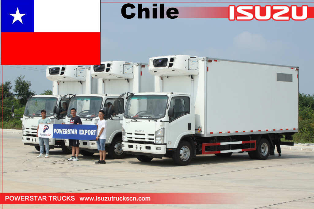 تشيلي - 3 وحدات شاحنات مبردة ايسوزو
