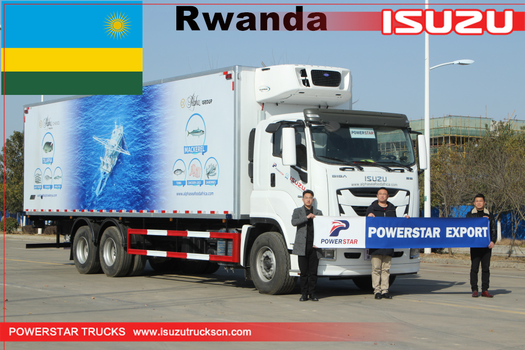 رواندا - ايسوزو جيجا شاحنات تجميد المأكولات البحرية

