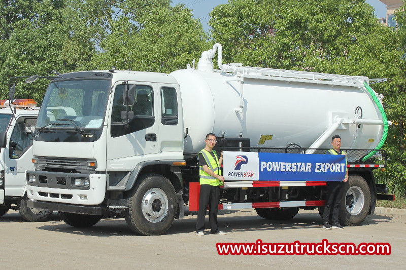 تصدير شاحنة شفط مياه الصرف الصحي ISUZU FTR 10000 لتر إلى الفلبين مانيلا
    