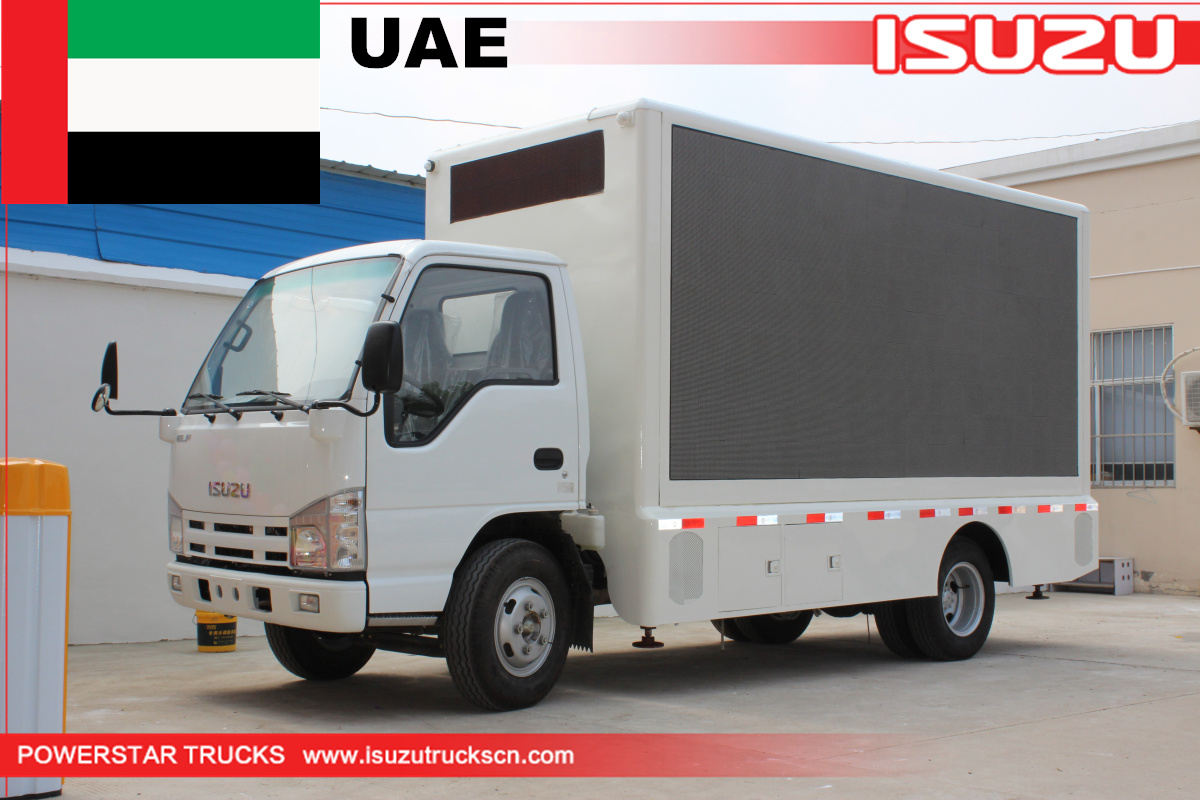 الإمارات العربية المتحدة - 1 وحدة شاشة ليد في الهواء الطلق شاحنة ايسوزو