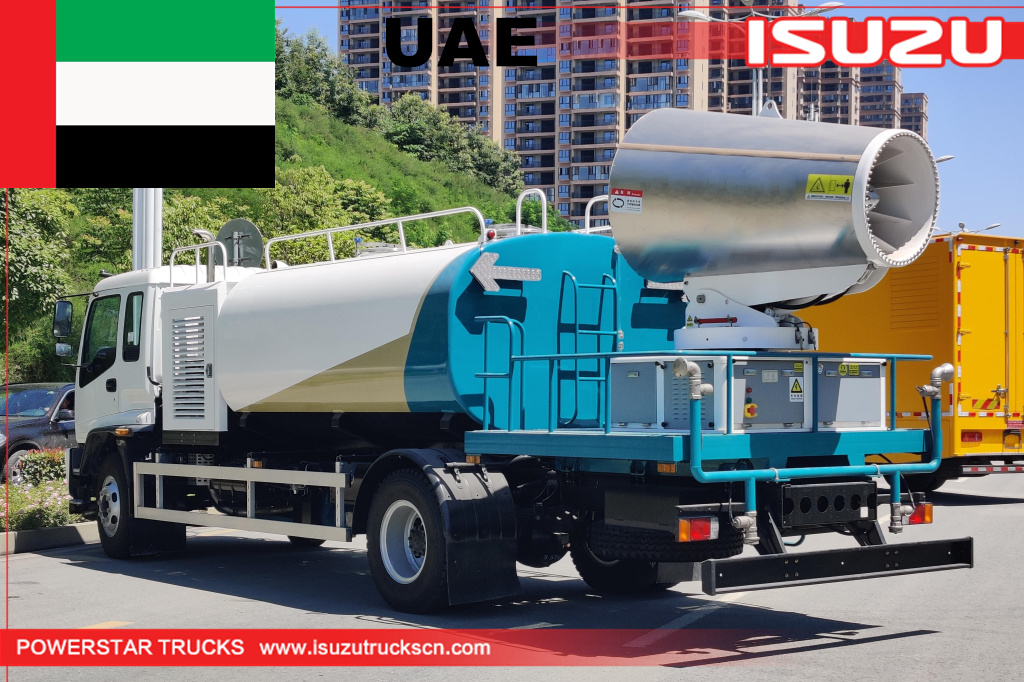 الإمارات العربية المتحدة - 1 وحدة ايسوزو قمع الغبار شاحنة
