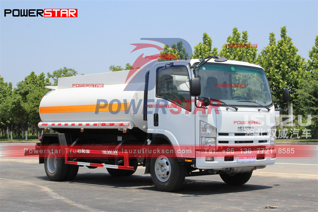 ISUZU NPR ELF 5000L دليل تشغيل شاحنة صهريج للتزود بالوقود إلى دبي
