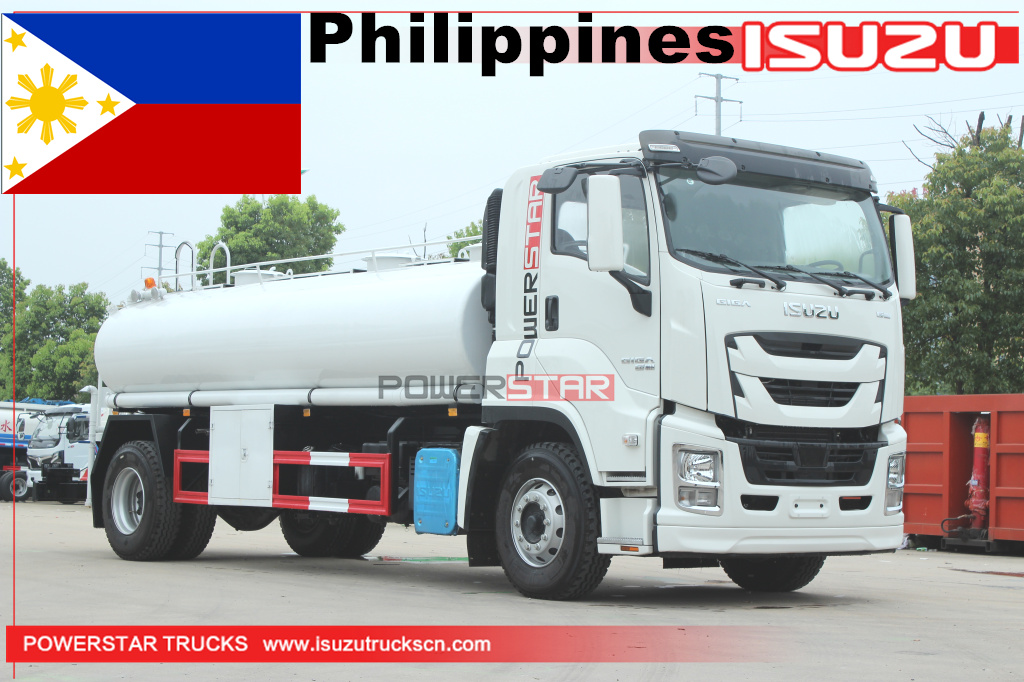 الفلبين -1 وحدة ISUZU GIGA VC61 شاحنة توصيل مياه الشرب
