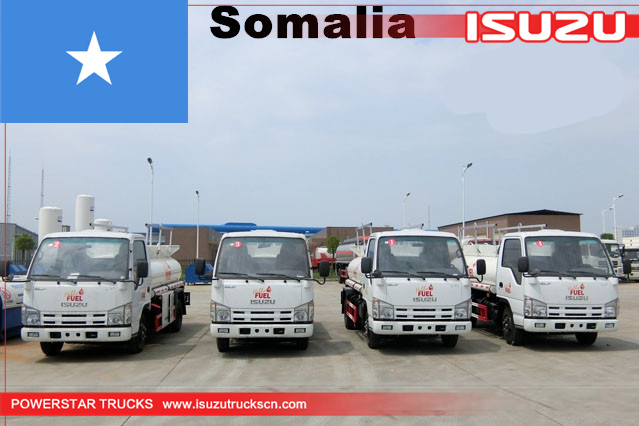 somalia - 4 وحدات خزان الوقود شاحنة ايسوزو