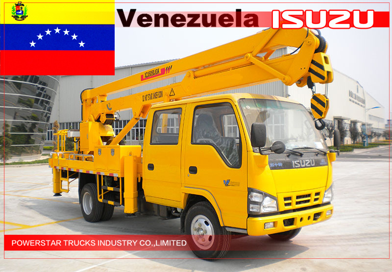 شاحنة هوائية isuzu 16m لـ فنزويلا